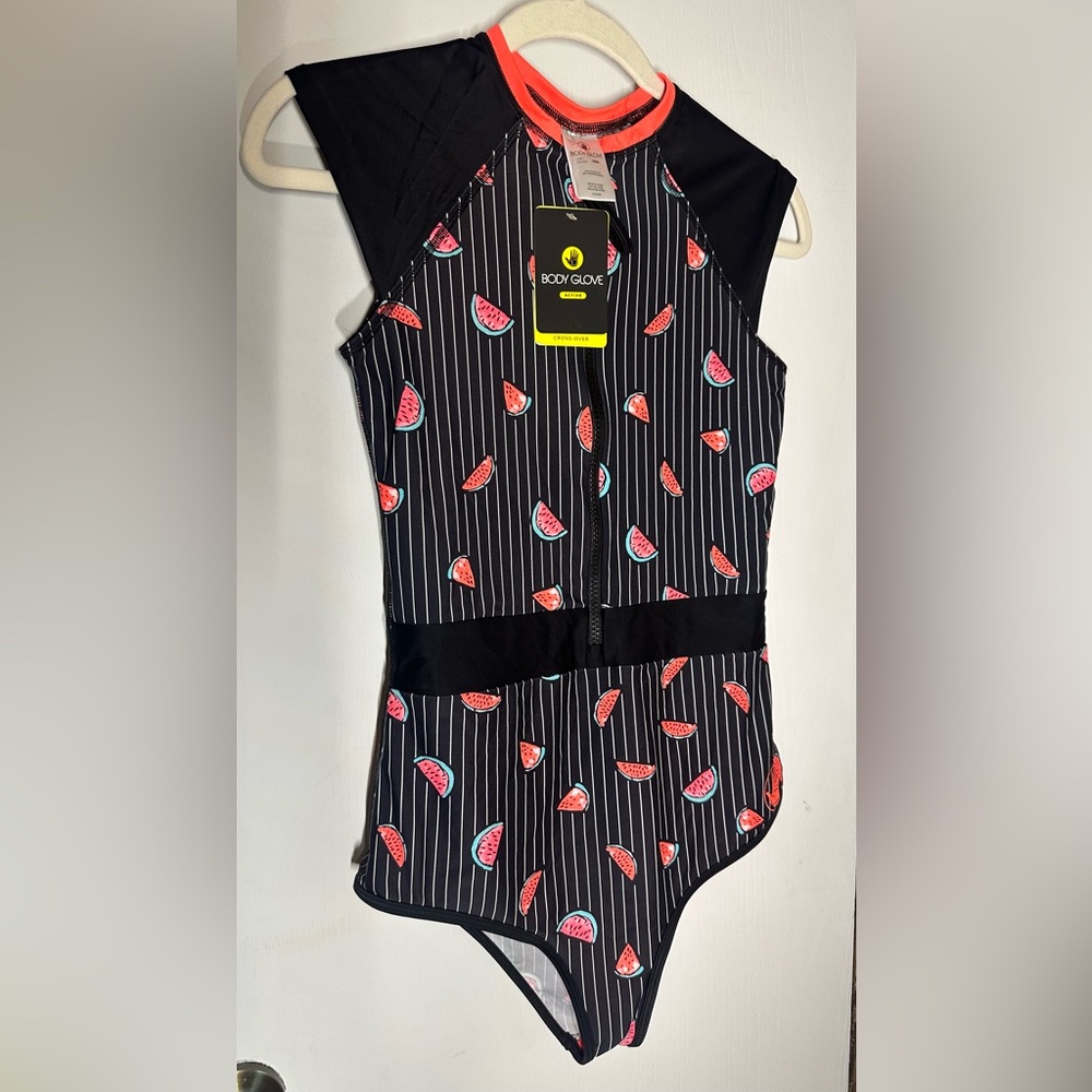 Body Glove Black and Red One Piece Swimwear
